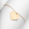 Engraved Silver Heart Necklace 22