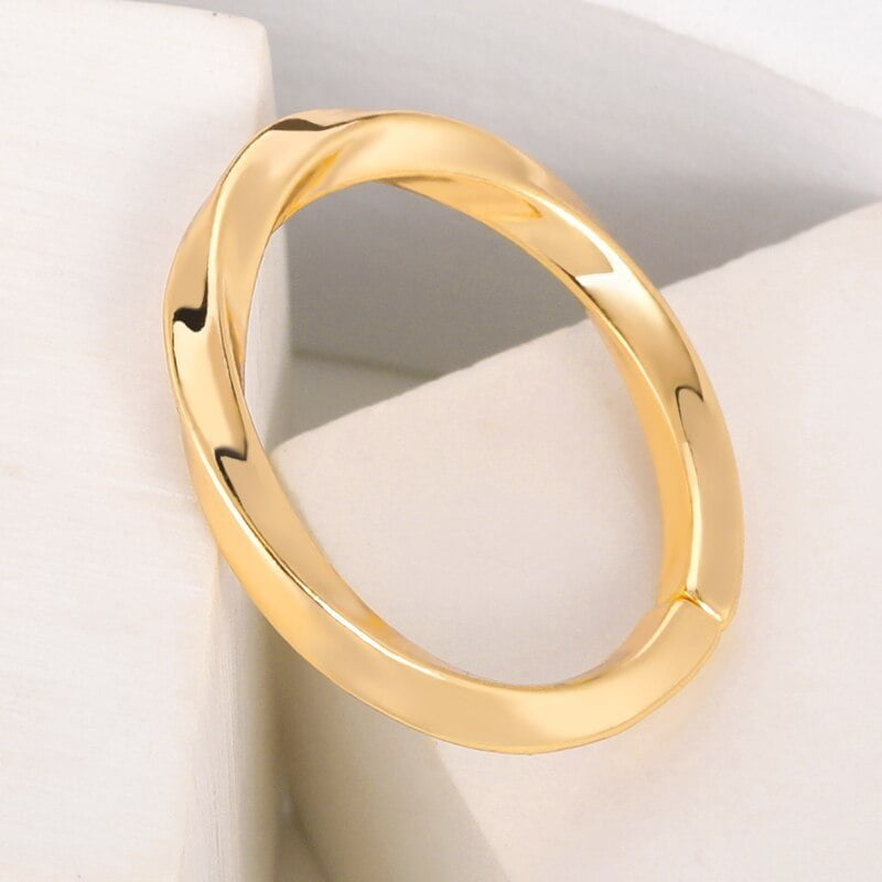 Women's stainless steel chain rings - Image 5