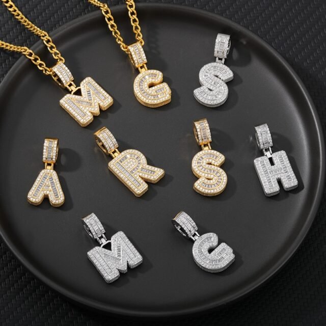 Initial letters necklace for women 6