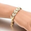 Luxury bracelet with gold rhinestones Bohemian style for women and girls 12