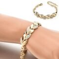 Luxury bracelet with gold rhinestones Bohemian style for women and girls 14