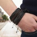 Men’s leather bracelets – Charm jewelry 14