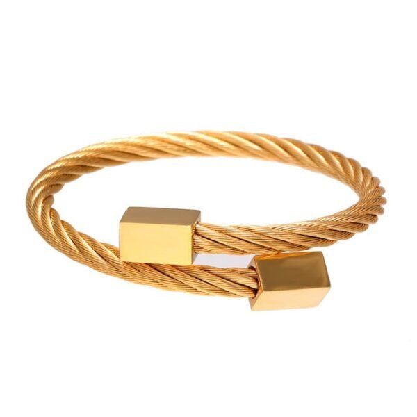 Luxury gold-plated bracelet for men 12