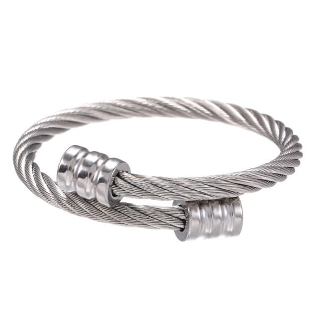 Cable Cuff Bracelet  14k Bracelet Nautical gold bracelets  Sailor Cable  Bracelet for men 18K   Bracelets for men Bracelets Cuff bracelet