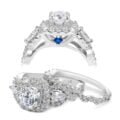 Blue zircon engagement ring – Premium Jewelry for women 7