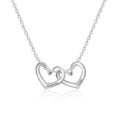 Personalized name necklace with heart-shaped pendants 10