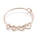 Women’s customized heart charm bracelets 16