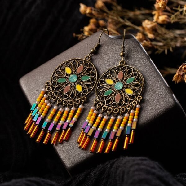 Trendy charm ethnic earrings for women 5