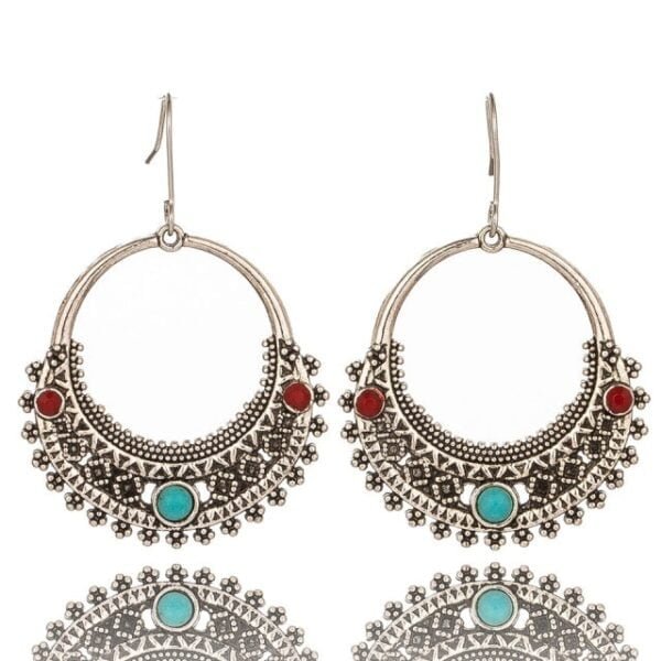 Trendy charm ethnic earrings for women 3