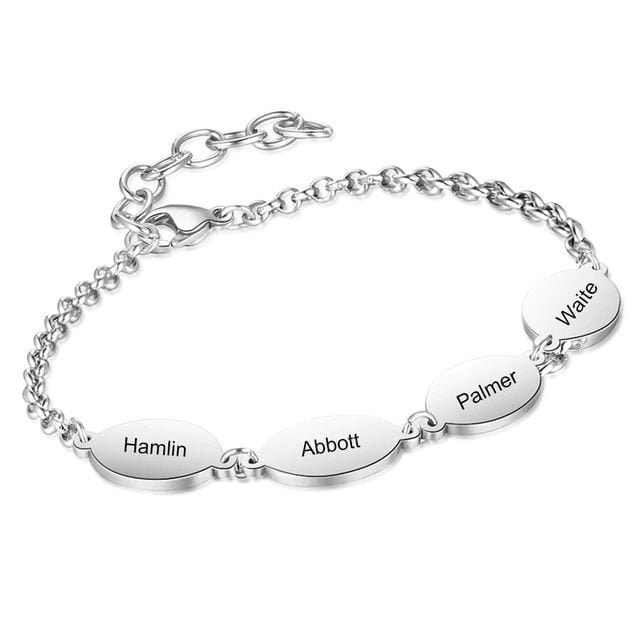 Chain bracelet with personalized charms 3