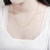 Women’s gold name necklace 10