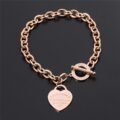 Stainless Steel Heart of Love Bracelets for Women 10