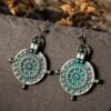 Vintage Indian ethnic net earrings for women 7
