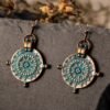 Vintage Indian ethnic net earrings for women 6