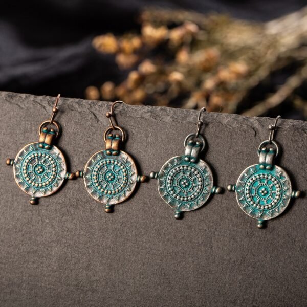 Vintage Indian ethnic net earrings for women 5