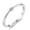 Crystal zirconium ring for women 10