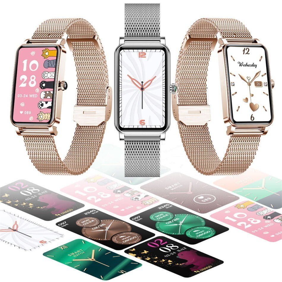 Fashion Smart Watch Women Watches Heart Rate Monitor Call Reminder