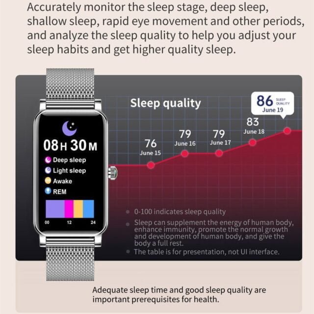 Smartwatch mode for women – Heart rate monitor 8