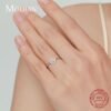 Red and White Crystal Ring for Women 13