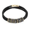 Custom multi-name braided leather bracelet for men 7