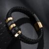 Personalized leather bracelet for men 14