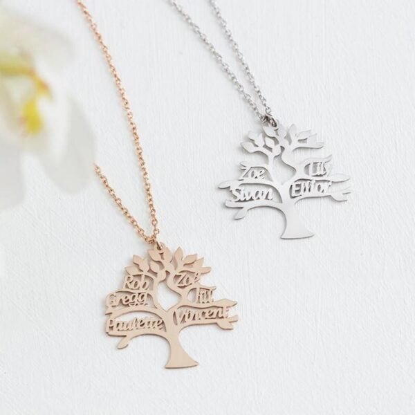 Personalized Tree of Life Necklace 6