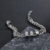 Multi-name engraved link bracelets 9