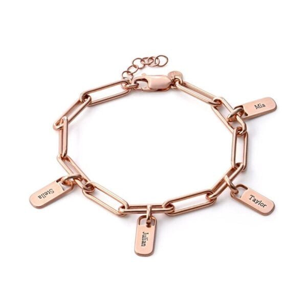 Customized large link chain bracelet 4