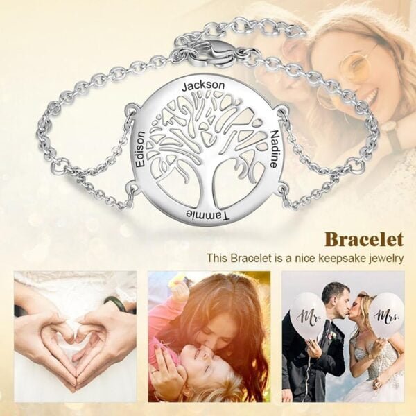 Personalized tree of life bracelets for women 6