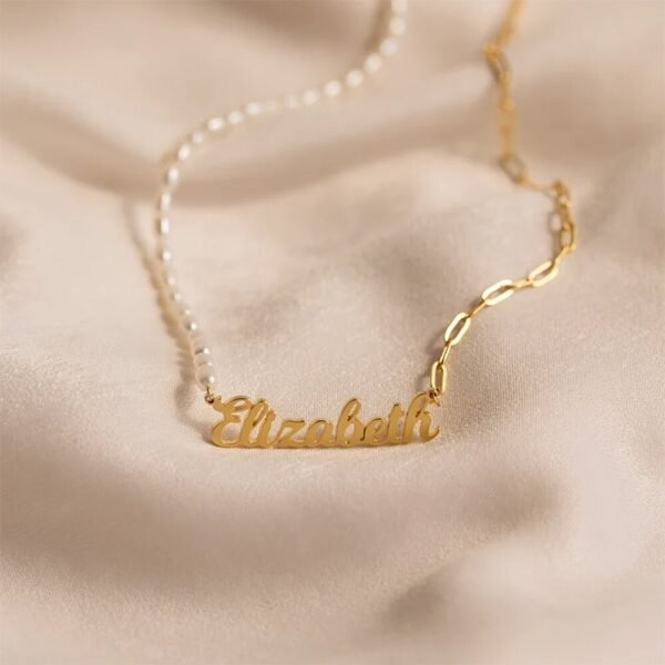 Necklace beads personalized first name 6