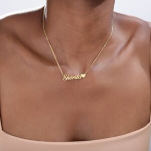 Necklace heart name to personalize