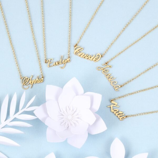Jessica – Name necklace to customize 6