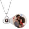 Necklace with Heart Projection Photo for women 9