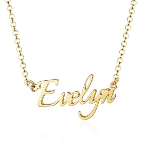 Evelyn – Name necklace to customize 4
