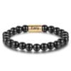 Personalized black pearl bracelet 7
