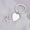 Customized key ring with initial letter 8