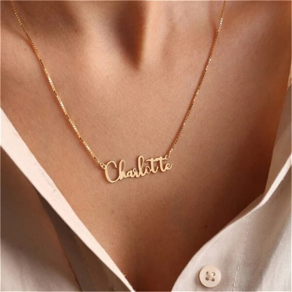Charlotte – Name necklace to personalize 7