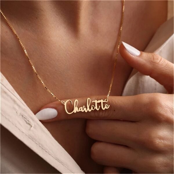 Charlotte – Name necklace to personalize 6