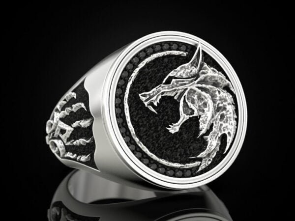 Viking Ring Fenrir Wolf 6