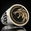 Viking Ring Fenrir Wolf 9