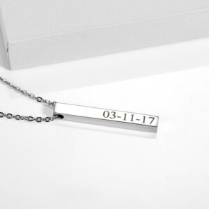 Collier barre prénom personnalisé pour femme 13 Collier barre prénom personnalisé pour femme 13
