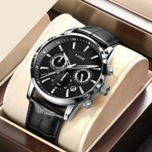 Montre Quartz de luxe en cuir pour hommes 17 Montre Quartz de luxe en cuir pour hommes 17