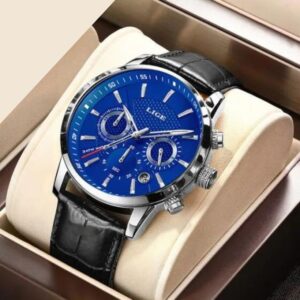 Montre Quartz de luxe en cuir pour hommes 16 Montre Quartz de luxe en cuir pour hommes 16