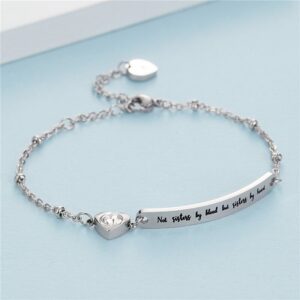 Bracelet pierre de naissance avec personnalisé 11 Bracelet pierre de naissance avec personnalisé 11