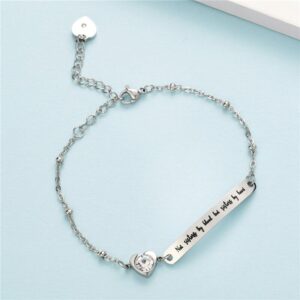 Bracelet pierre de naissance avec personnalisé 13 Bracelet pierre de naissance avec personnalisé 13