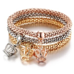 Bracelet à breloques pour femmes – 3 pièces 12 Bracelet à breloques pour femmes – 3 pièces 12