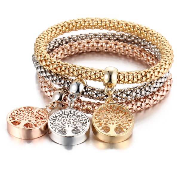 Bracelet à breloques pour femmes – 3 pièces 3