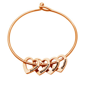 Bracelet à breloques personnalisés en forme de cœur 11 Bracelet à breloques personnalisés en forme de cœur 11