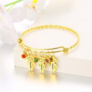 Bracelet à breloques enfants personnalisés 12 Bracelet à breloques enfants personnalisés 12