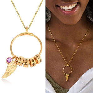 Collier personnalisé avec perles de naissance 10